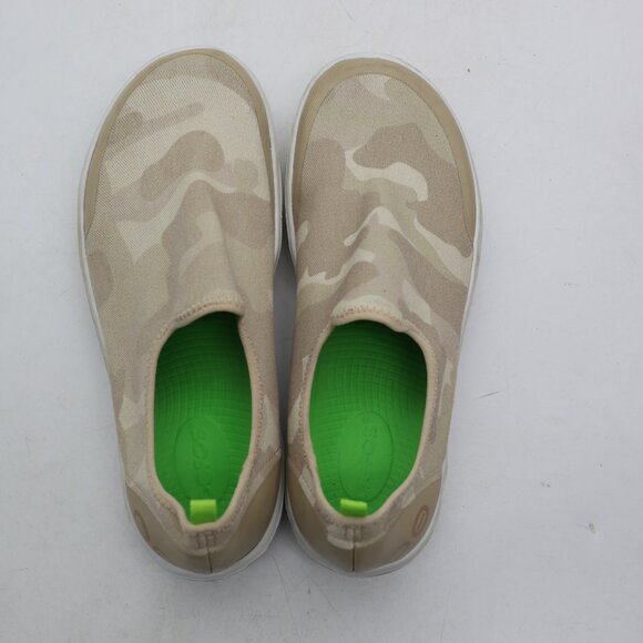 OOFOS OOmg EeZee Low Shoes Women's Size 9 Army Green Camo Print Slip On Recovery - Picture 9 of 9